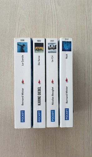Lot livres thrillers - de,