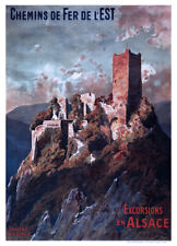 Affiche chemin de fer Est -