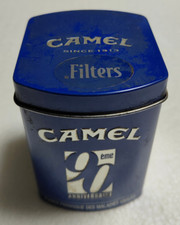 Boîte Métal Publicitaire Camel 90 eme Anniversaire Etui Cigarette Vintage
