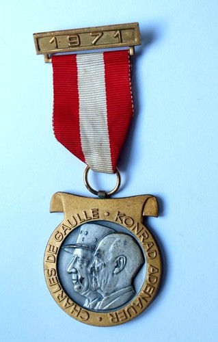 Gaulle médaille avec - médaille,