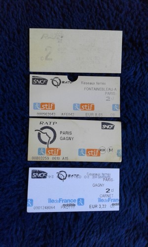 Tickets transport paris - transport,