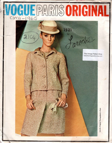 1965 vintage vogue couture - 1965,