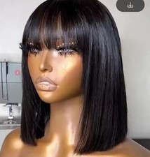 perruque femme cheveux humains