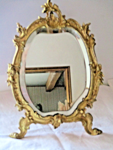 Ancien miroir table cadre - de,