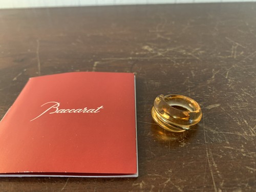 Bague ambre coquillage liseret