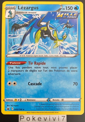 Carte pokemon lezargus 043 - pokemon,