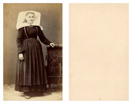 Bretagne femme la - la, coiffe