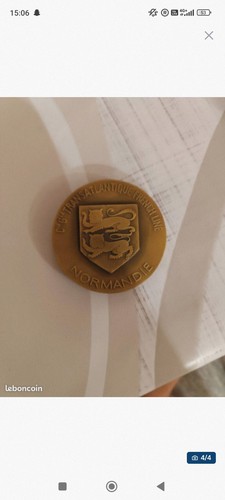 Médaille bronze normandie - bronze,