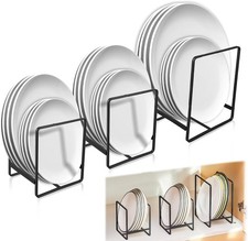 Lot de 3 supports à assiettes