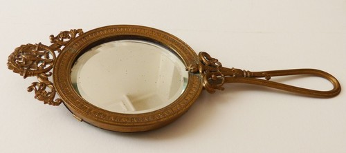 Miroir ancien bronze - en,