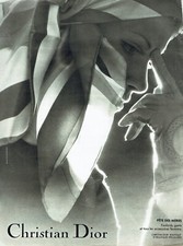  publicité Advertising 0722 1973   Dior  foulards gants accessoires