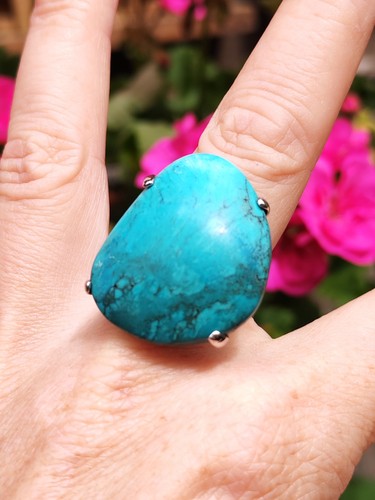 Bague argent poinçonnée - en,