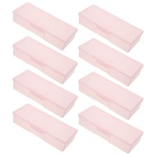  8 Pcs Boite Rangement Ongle Manucure Malette Prothésiste Ongulaire Des Ongles