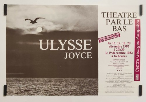 Ulysse joyce 1982 - joyce, affiche