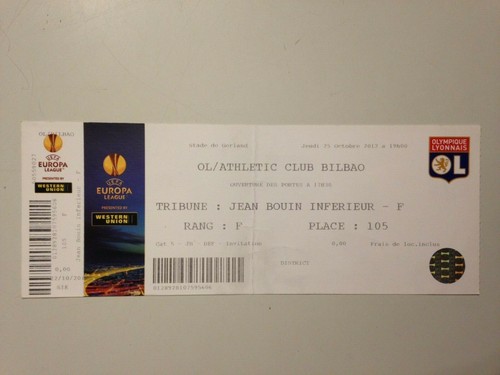 Ticket match uefa europa - ticket,