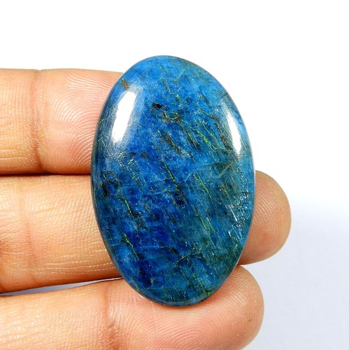 Cabochon apatite bleu - , fluo