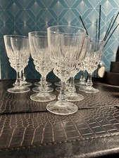 11 verres a vin rouge Cristal