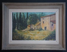 Huile sur Toile  BERGERIE