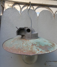 Ancienne lampe émaillée - lampe,