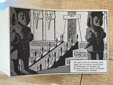 JACOBS CARTE DE VOEUX RAYON U BLAKE ET MORTIMER VIERGE