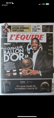 Journal equipe 23 - journal, l'equipe