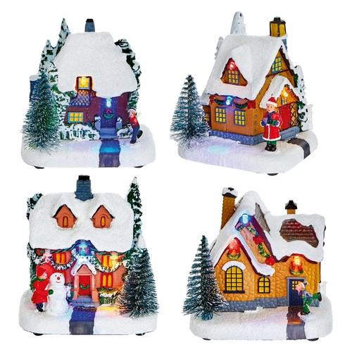 Noël village 12cm - village,