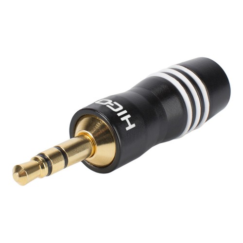 Hicon mini jack 5mm - 3,5mm, prise