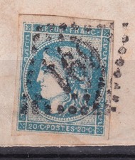 BORDEAUX N° 45B OBL COTE 100€ / 2 SCANS