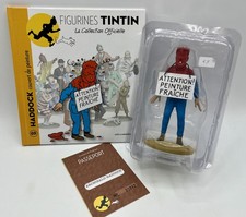 HADDOCK couvert de peinture d'Objectif Lune - Figurine résine Collection Tintin