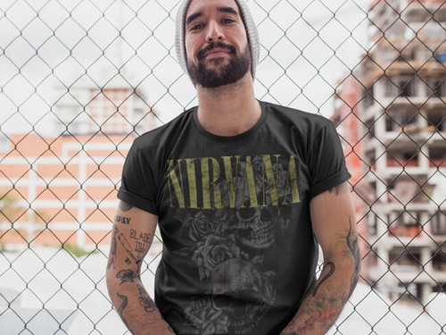 Shirt nirvana t - , |