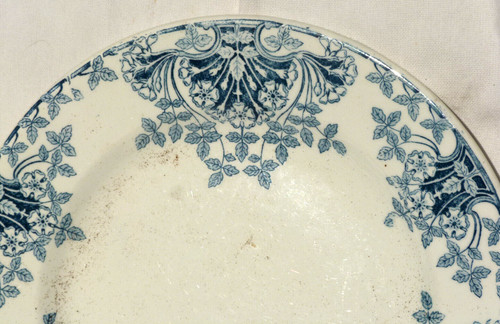 Ancienne assiette plate terre - plate,