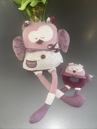 Peluche doudou hibou chouette