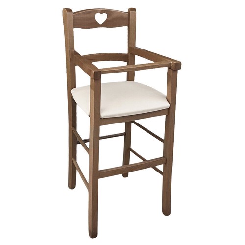 Chaise haute bois color - chaise,