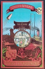 Le tour du monde en 80 jours Jules Verne éditions Crémille 1989