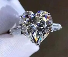 8 CT Blanc Traitée Bague