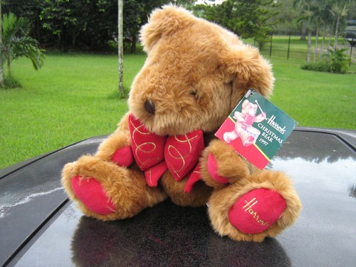 Harrods christmas bear - christmas,