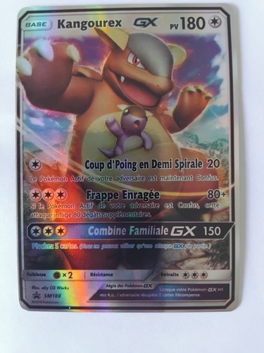 Carte pokémon kangourex - carte,