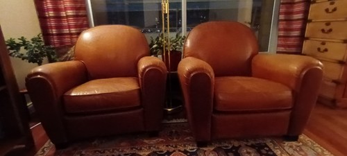 Fauteuils club bon etat - club,