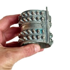 BRACELET  EN ARGENT ETHNIQUE BENI YENNI KABYLIE  BERBERE MAGHREB KABYLE