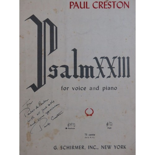 Creston paul psalm xxiii - paul,