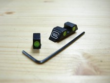 Alloy Glow Front Rear Sight