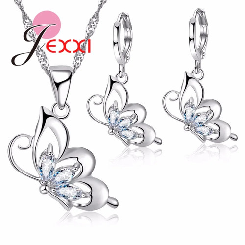 Ensemble bijoux argent - de,