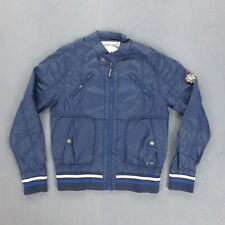 Bombers Tommy Hilfiger Denim L Bleu Imperméable Coupe-Vent Veste USA