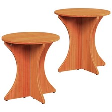 Table basse 2 pcs Bois massif