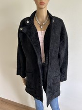 Manteau noir tout doux Morgan