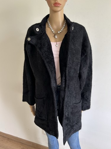 Manteau noir tout doux - , morgan