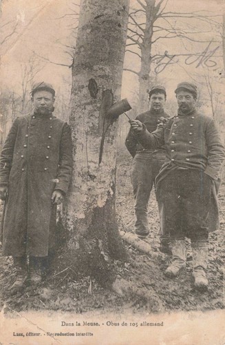 Cpa militaria dans meuse 55 - la,