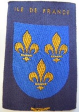 ÎLE DE FRANCE Paris insigne tissu Scout Scouts Scoutisme ORIGINAL Patch écusson