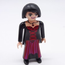 34579 Playmobil Femme Vampire Robe Noire Rouge et Rose