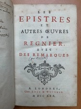 Les epistres et autres oeuvres